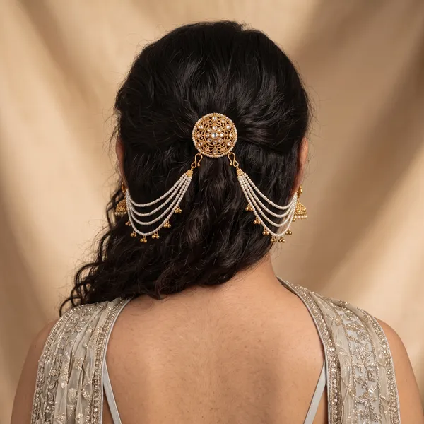 White_Pearl_Bridal_Hair_Chain_for_Women
