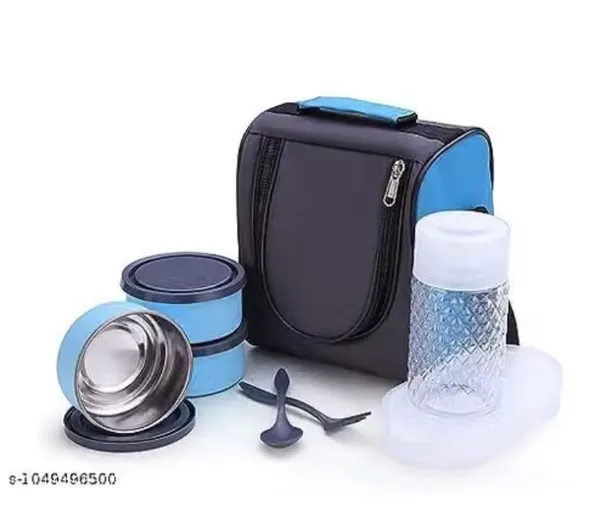 Stainless_Steel_Three_Tier_Black_Blue_Lunch_Box_Set_With_Carry_Bag