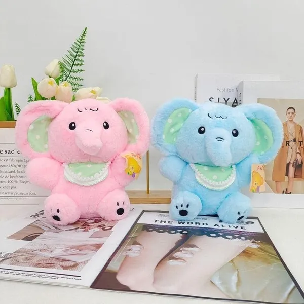 Plush_Elephant_Stuffed_Animal_With_Bib