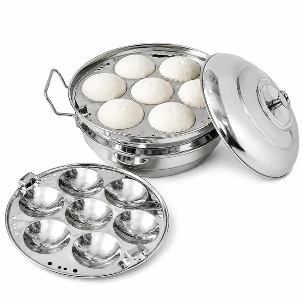 Stainless_Steel_Idli_Maker_And_Steamer_Set