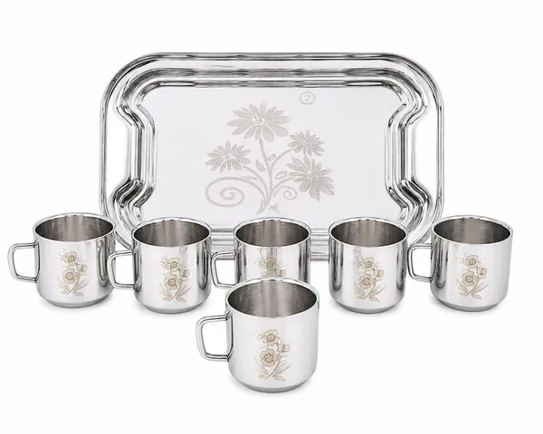 Stainless_Steel_Coffee_Tea_Mug_Set_With_Serving_Tray