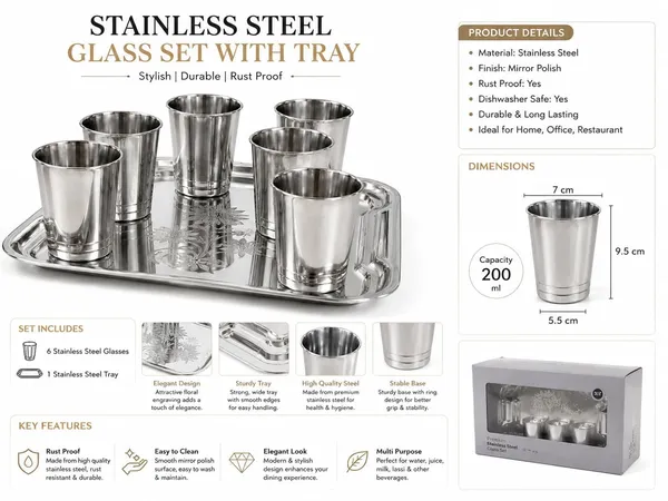 Stainless_Steel_Water_Glass_Set_With_Tray