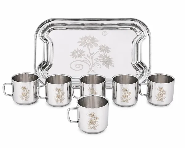 Stainless_Steel_Tea_Coffee_Cup_Set_With_Tray