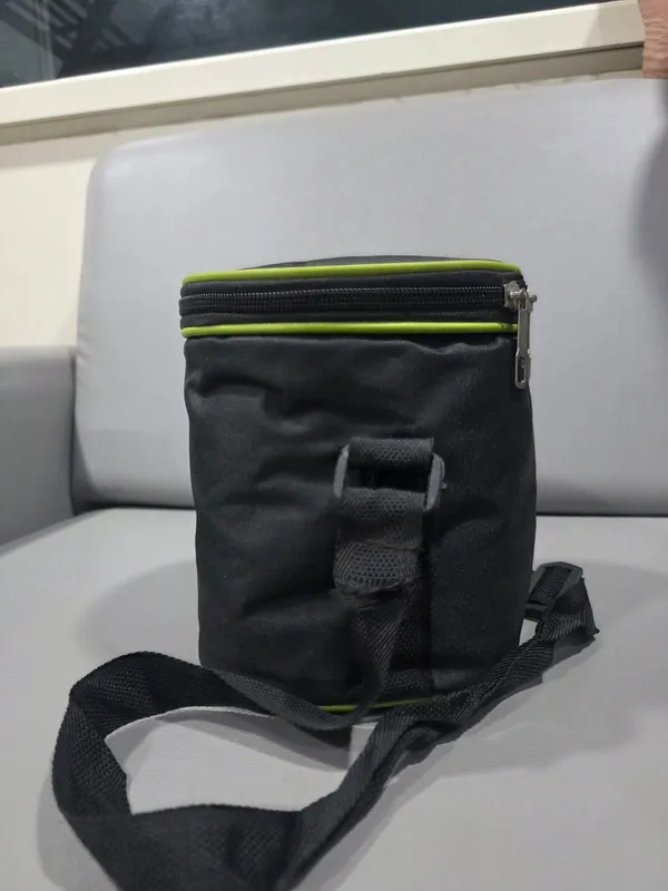 Blue_Fabric_Cylindrical_Backpack_Bag