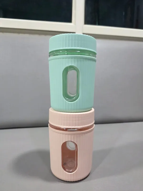 Plastic_Ribbed_Pink_Green_Food_Storage_Containers_Set_Of_2