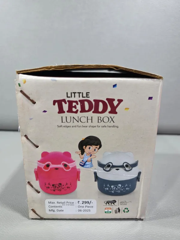 Pink_Steel_Teddy_Bear_Shape_Kids_Lunch_Box_With_Spoon