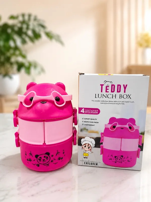 Teddy_Lunch_Box_with_4_Container_&_1_spoon
