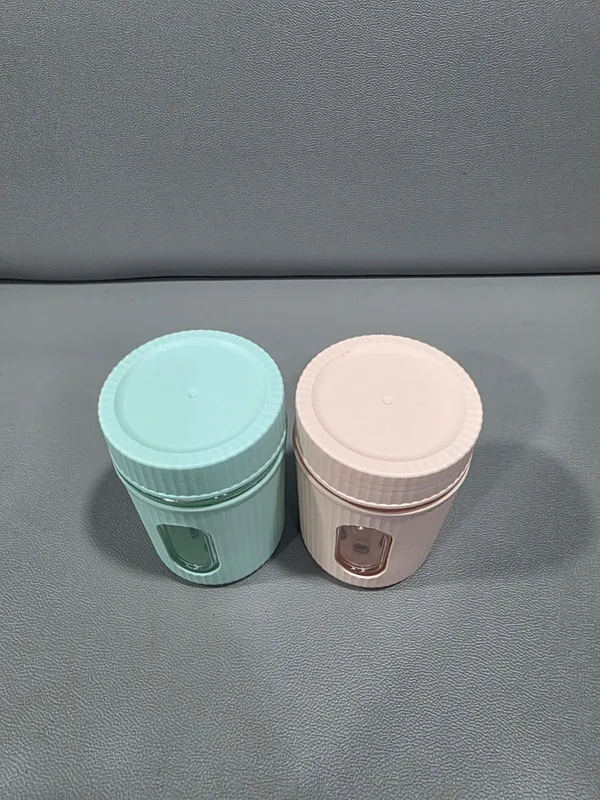 Plastic_Ribbed_Pink_Green_Food_Storage_Containers_Set_Of_2