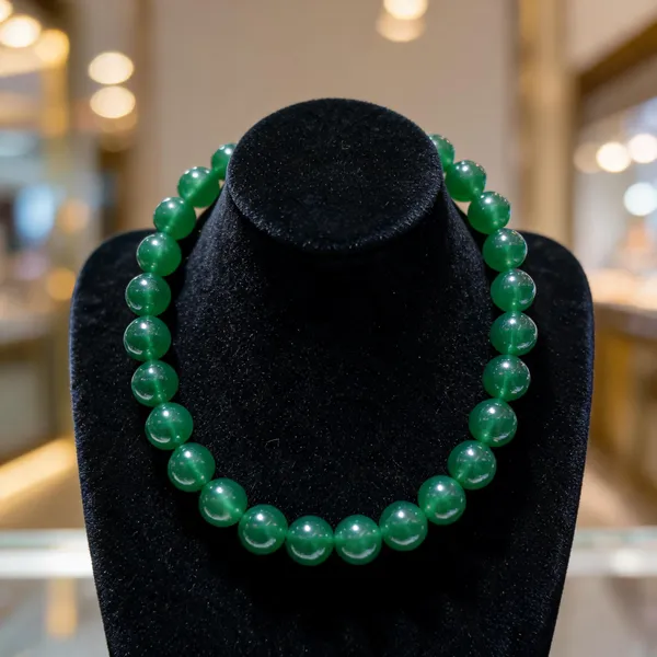 Dark_Green_Jade_Crystal_Beaded_Bracelet_For_Unisex