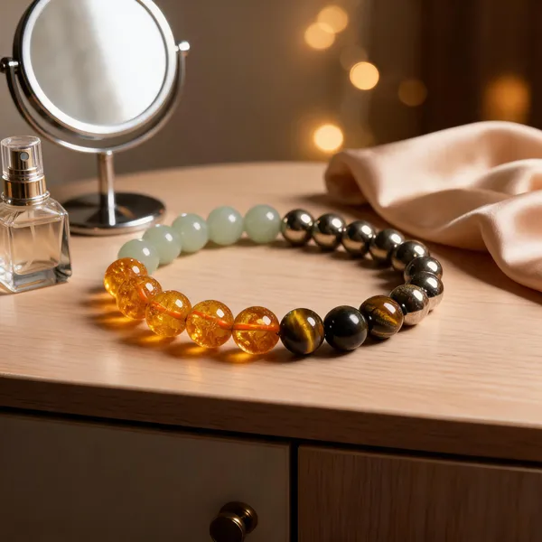 Natural_Money_Magnet_Crystal_Combination_Beaded_Bracelet_–_Green_Aventurine,_Pyrite,_Tiger_Eye_&_Citrine_–_For_Protection_from_Negative_Energy_–_Helps_Curb_Unnecessary_Expenses_&_Attract_Money_,_New_Opportunities