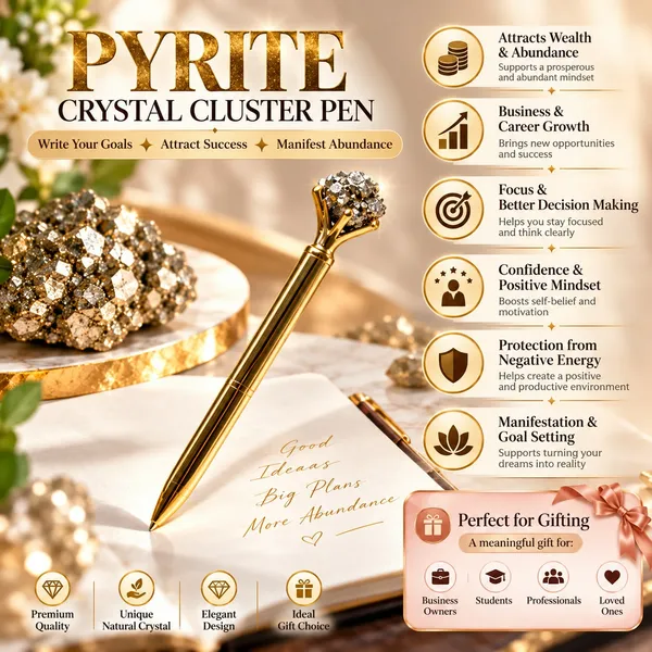 Pyrite_Crystal_Cluster_Writing_Pen