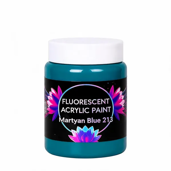 Fluorescent_Acrylic_Paint_-_Marlyan_Blue_213_(Pack_Of_2)