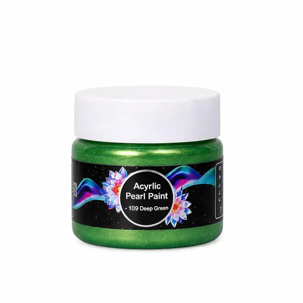 Acrylic_Pearl_Paint_-_109_Deep_Green_(Pack_Of_3)