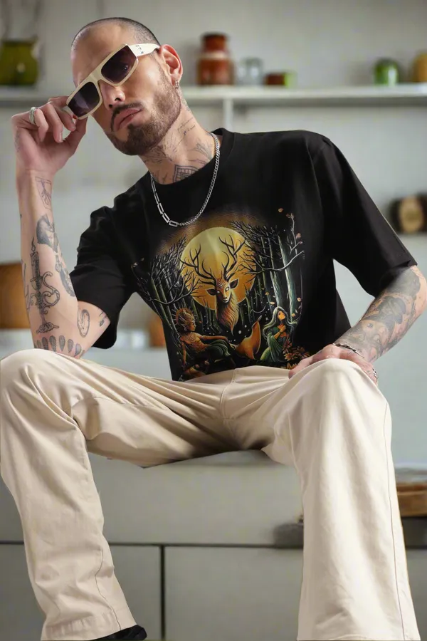 Black_Cotton_Oversized_All_That_Glitters_Is_Not_Gold_T-Shirt