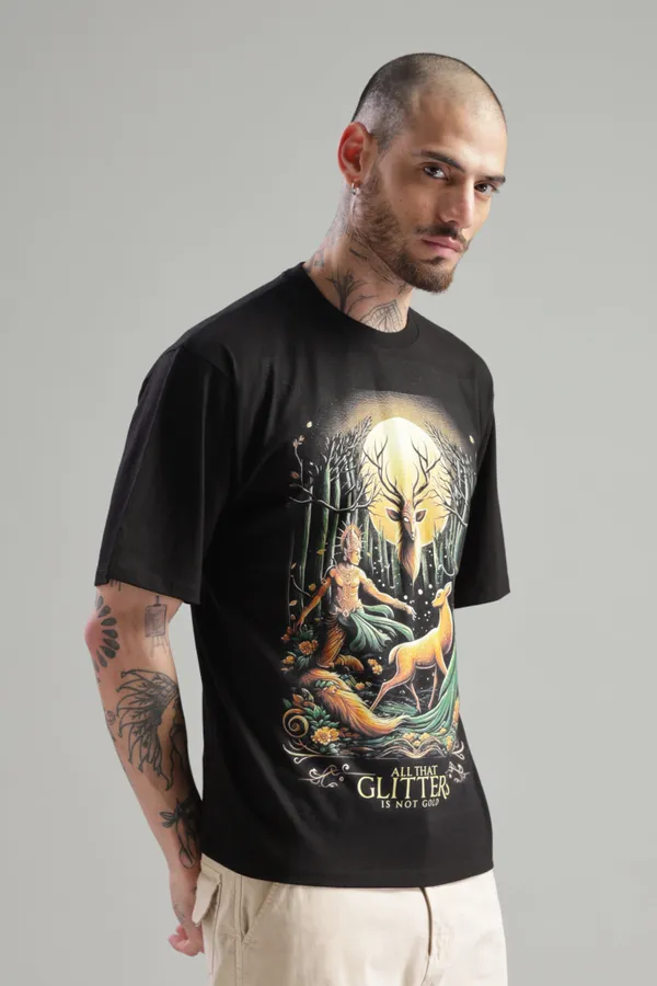 Black_Cotton_Oversized_All_That_Glitters_Is_Not_Gold_T-Shirt