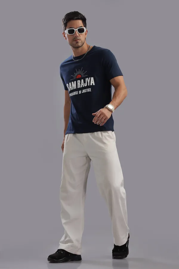 Navy_Blue_Cotton_Regular_Fit_Ram_Rajya_T-Shirt_For_Men