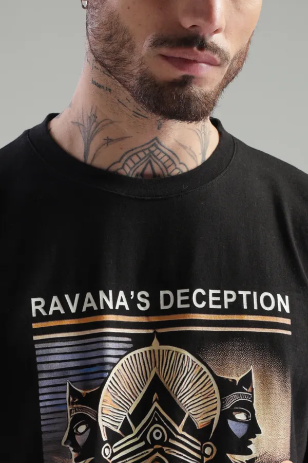 Black_Cotton_Oversized_Ravana_Deception_Ramayana_T-Shirt_For_Men