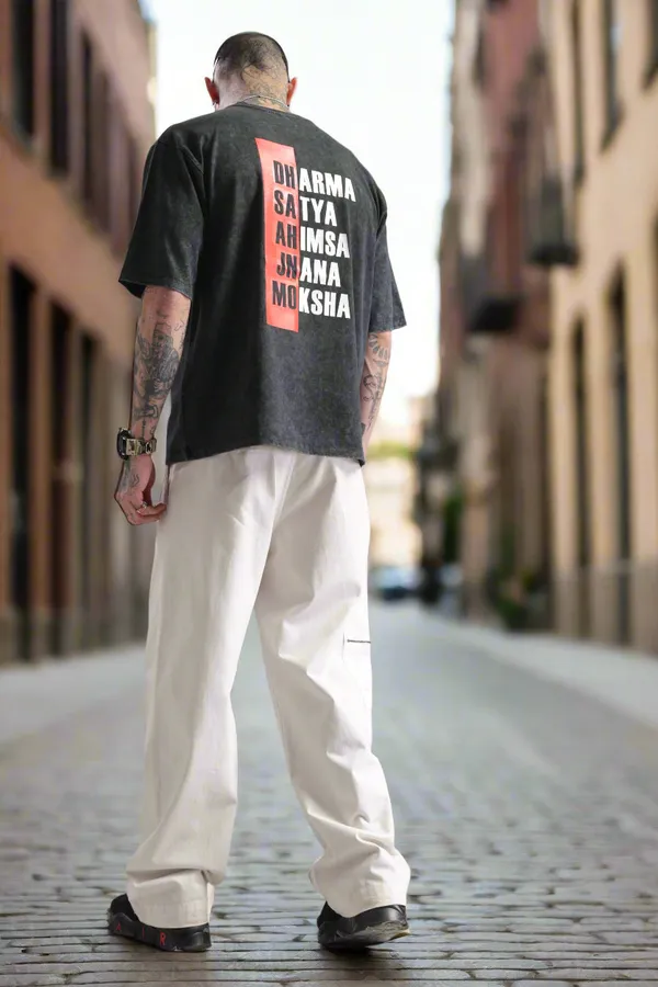 Optic_Wash_Cotton_Oversized_Dharma_Satya_Ahimsa_Moksha_T-Shirt