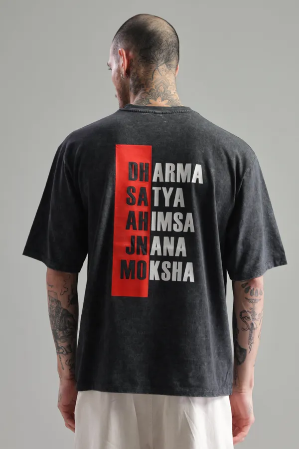 Optic_Wash_Cotton_Oversized_Dharma_Satya_Ahimsa_Moksha_T-Shirt