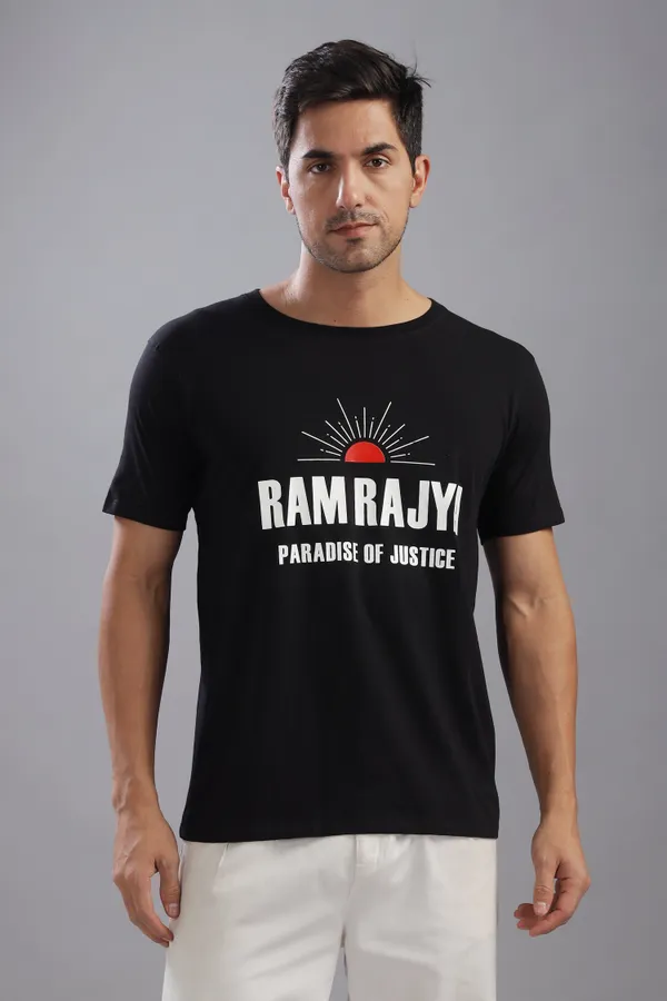 Black_Cotton_Regular_Fit_Ram_Rajya_T-Shirt_For_Men