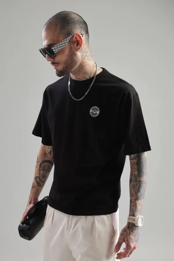Black_Cotton_Oversized_Dharma_Satya_Ahimsa_Moksha_T-Shirt