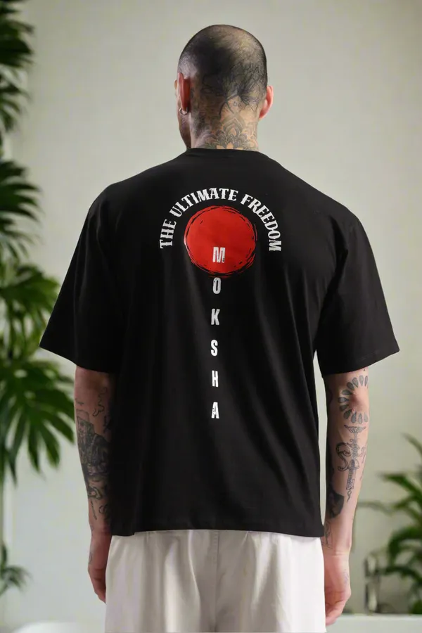 Black_Cotton_Oversized_Moksha_Ultimate_Freedom_T-Shirt