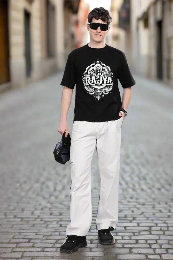 Black_Cotton_Oversized_Ram_Rajya_Vision_Of_Justice_T-Shirt
