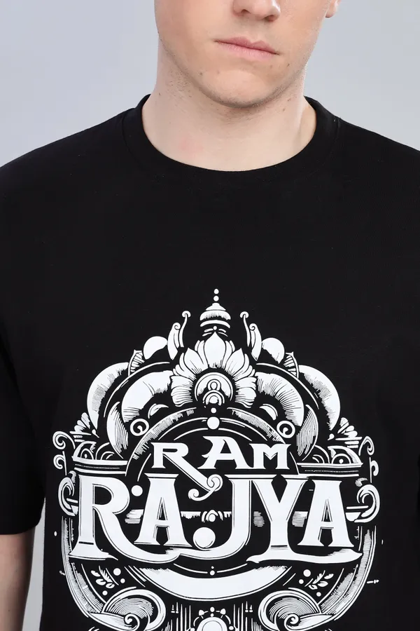 Black_Cotton_Oversized_Ram_Rajya_Vision_Of_Justice_T-Shirt