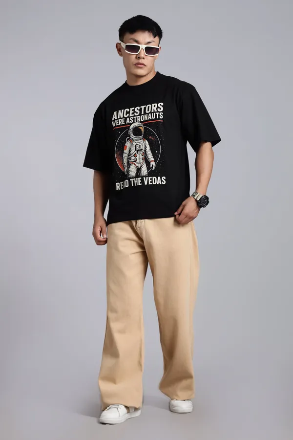 Black_Cotton_Oversized_Ancestors_Were_Astronauts_Veda_T-Shirt