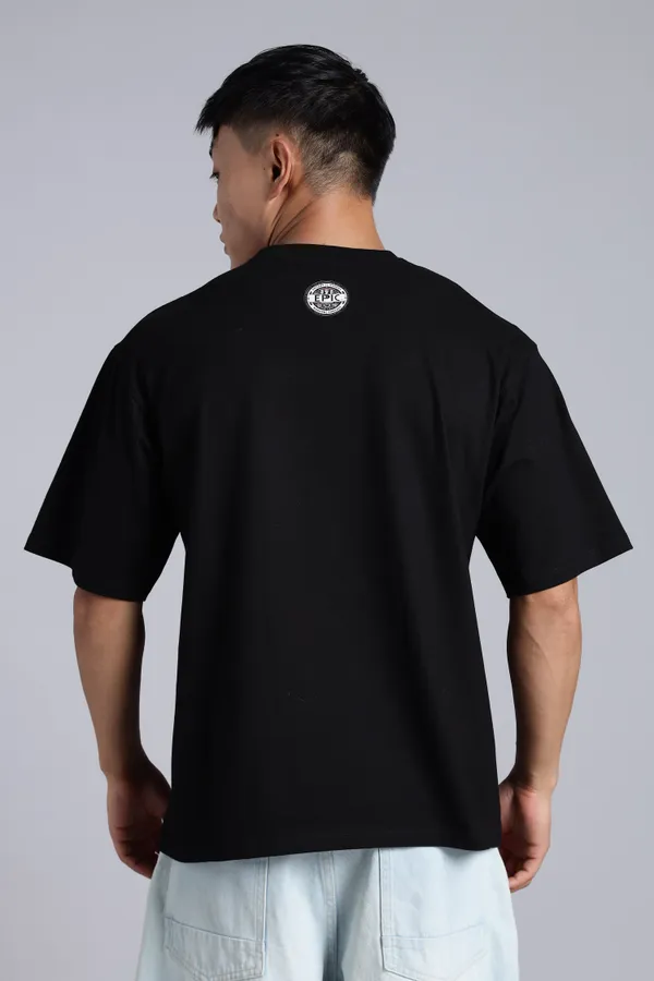Black_Cotton_Oversized_Dhyan_Protocol_Mind_Hack_T-Shirt