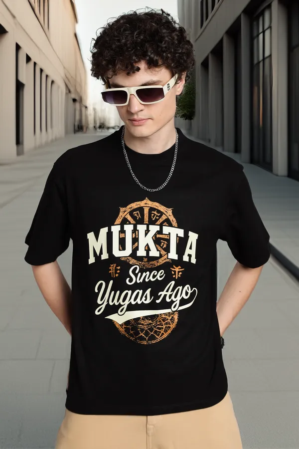 Black_Cotton_Oversized_Mukta_Since_Yugas_Ago_T-Shirt