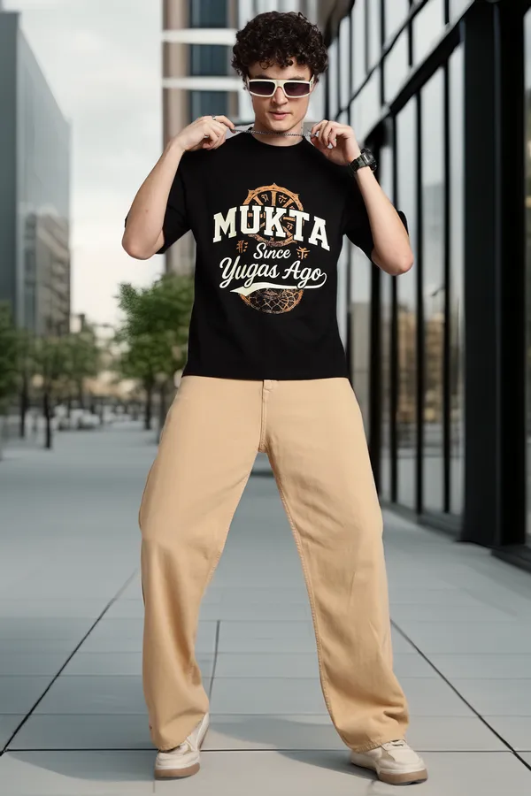Black_Cotton_Oversized_Mukta_Since_Yugas_Ago_T-Shirt