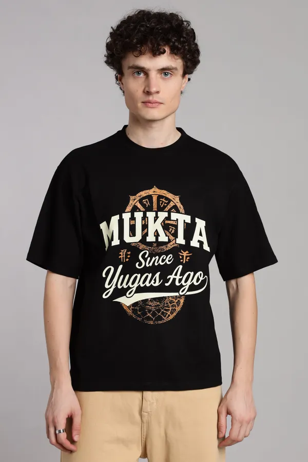 Black_Cotton_Oversized_Mukta_Since_Yugas_Ago_T-Shirt