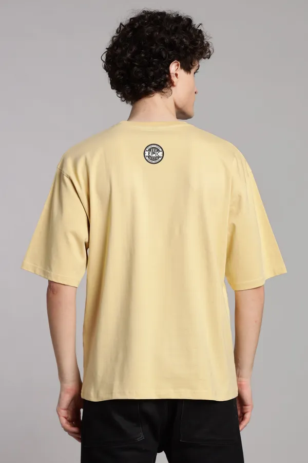 Beige_Cotton_Oversized_Vasudhaiva_Kutumbakam_T-Shirt