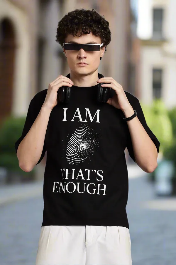 Black_Cotton_Oversized_I_Am_That'S_Enough_T-Shirt