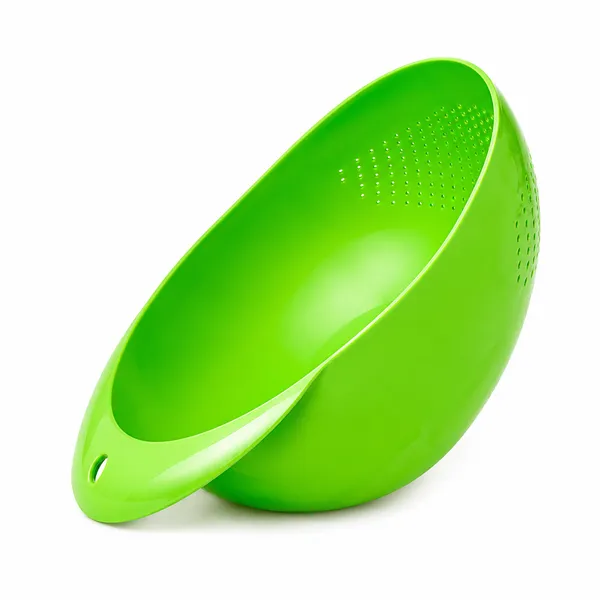 Plastic_Green_Perforated_Handled_Colander