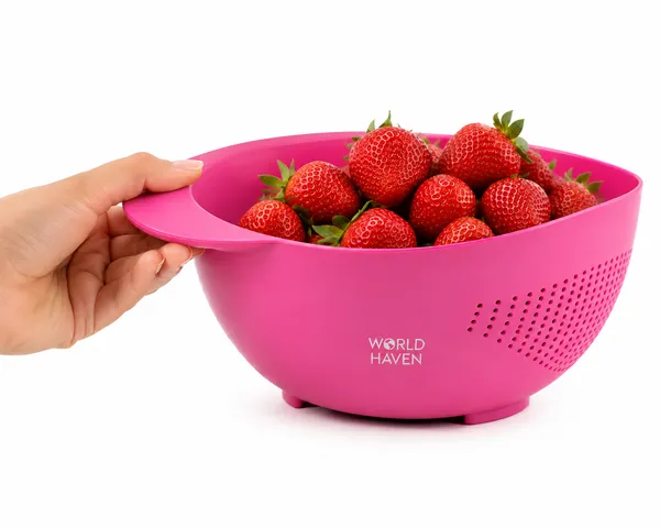 Plastic_Pink_Perforated_Colander_Bowl