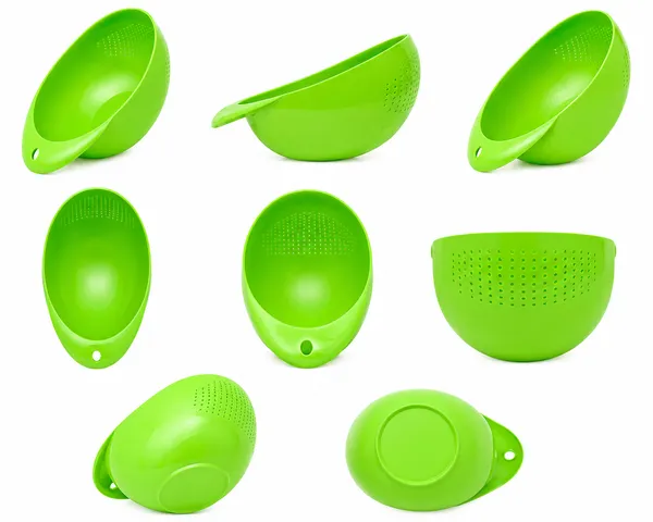Plastic_Green_Perforated_Handled_Colander