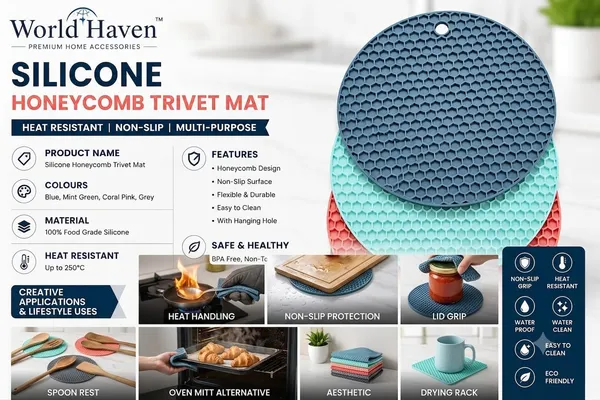 Silicone_Multi-Purpose_Honeycomb_Trivet_Mat_Set