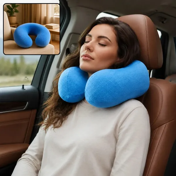 Blue_U-Shaped_Travel_Neck_Pillow