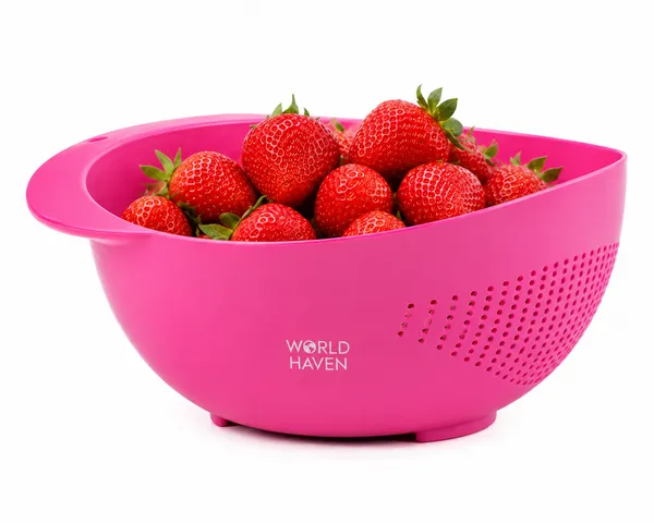Plastic_Pink_Perforated_Colander_Bowl