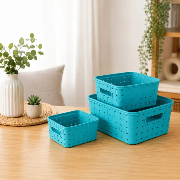 Teal_Plastic_Storage_Basket_For_Home_Pack_Of_Set_Of_3
