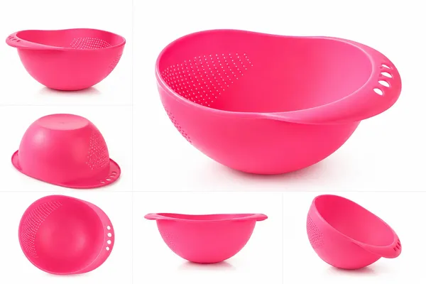Plastic_Pink_Perforated_Colander_Bowl