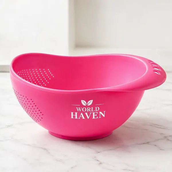 Plastic_Pink_Perforated_Colander_Bowl