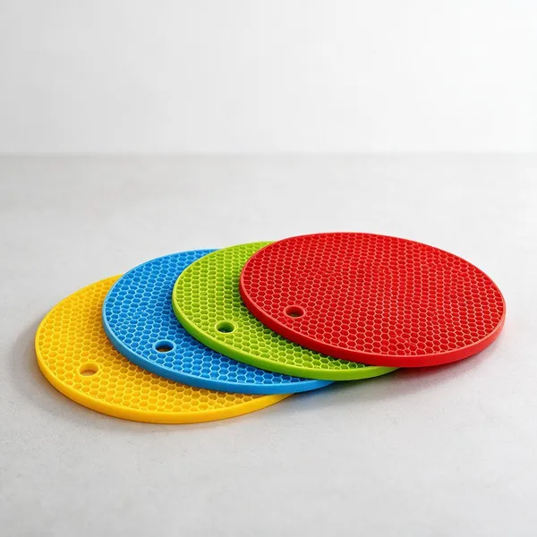 Silicone_Round_Honeycomb_Trivet_Set