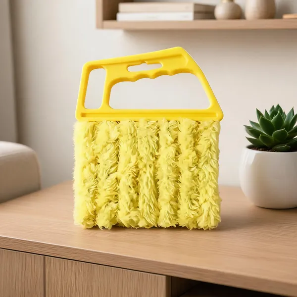 Yellow_Microfiber_Handheld_Dusting_Brush