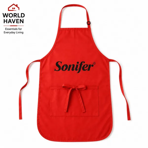 Red_Polyester_Cooking_Apron_For_Adults_Pack_Of_4
