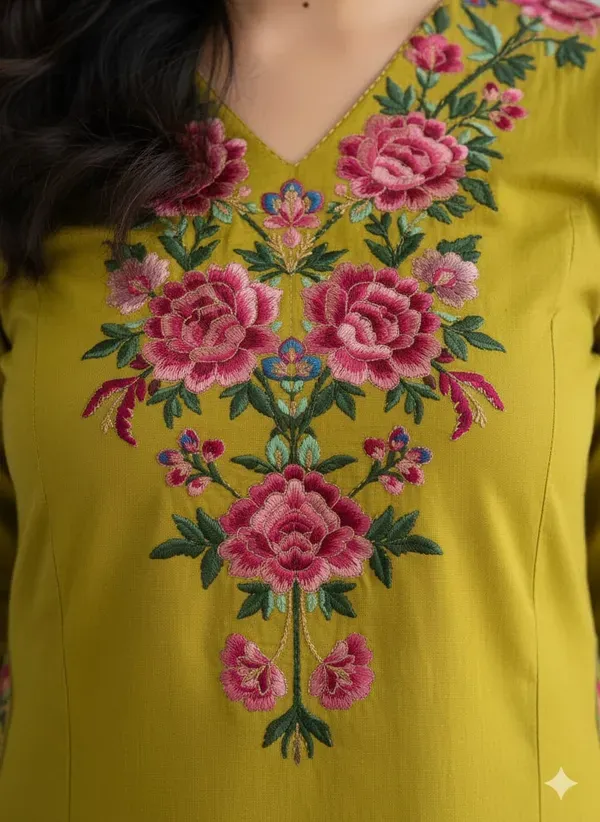 Elegant_Mustard_Yellow_Embroidered_Kurta_Set_For_Women