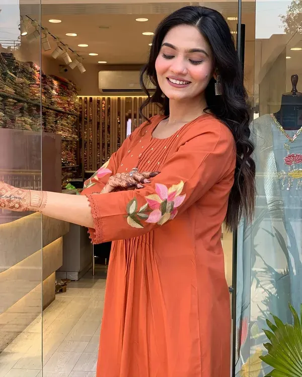 Rust_Orange_Embroidered_Anarkali_Suit_With_Dupatta