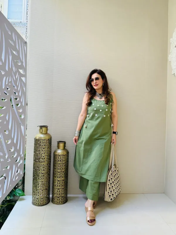 Green_Premium_Cotton_Slub_Co_Ord_Set_For_Women